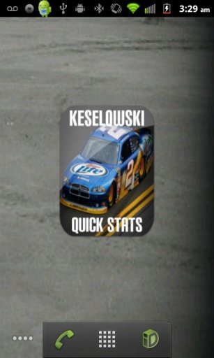 Brad Keselowski NASCAR Widget截图1