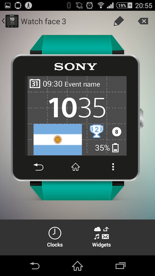 Watchface Argentina (Son...截图2