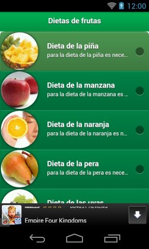 Dietas De Frutas截图2