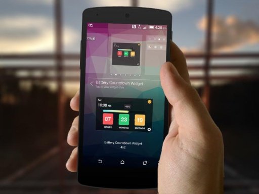 Battery Countdown Timer Widget截图1