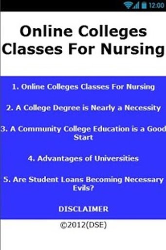 Online Colleges Nursing截图1