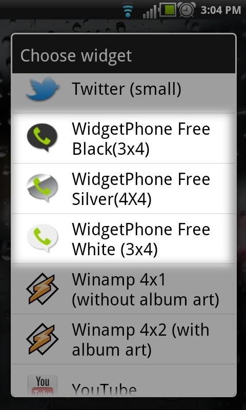 Widget Phone Free - 通话记录截图4