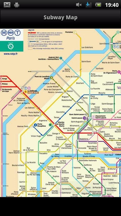 巴黎地铁地图截图3