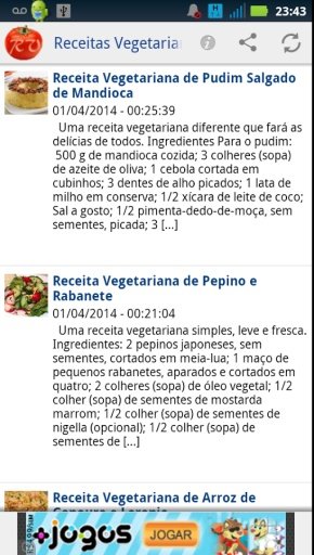 Receitas Vegetarianas截图11