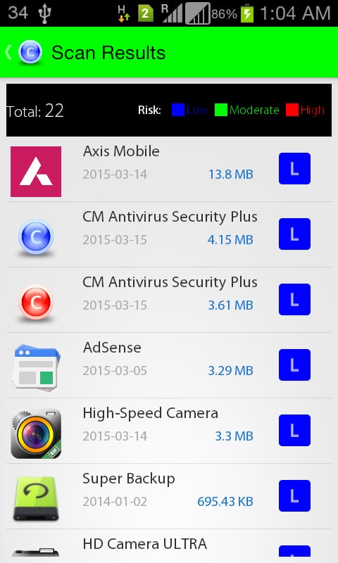 CM AntiVirus Security Pl...截图5