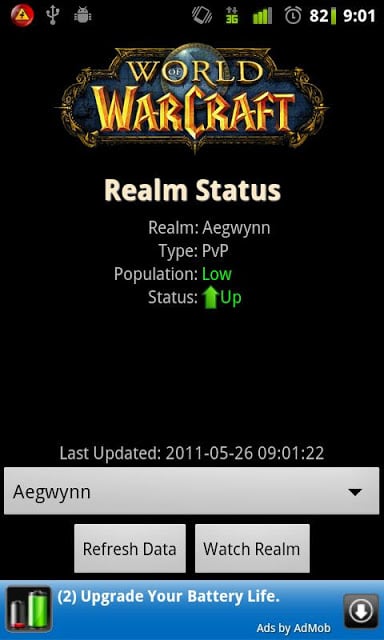 WoW Realm Status截图2