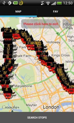 Simple London Bus Widget截图6