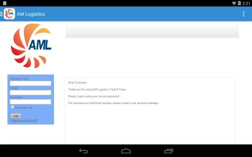 AM Logistics Cargo Tracking截图1