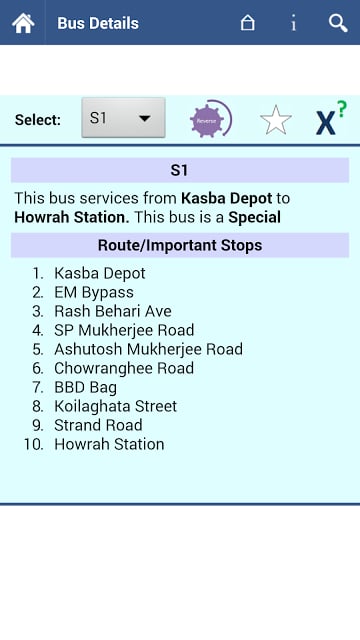 Kolkata Bus Info截图2