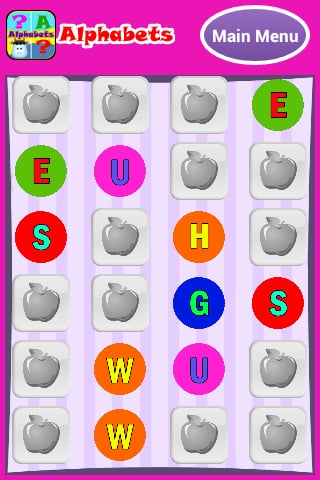 Alphabets - Kids Memory Game截图1