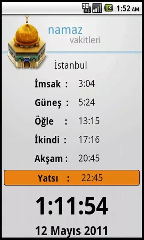 Namaz Vakitleri Tr截图2