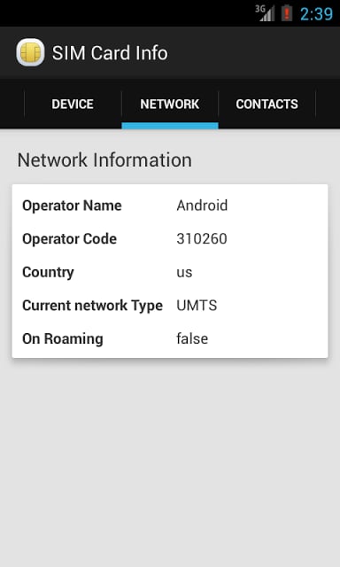 SIM Card Info截图7