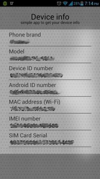 Device ID Info截图