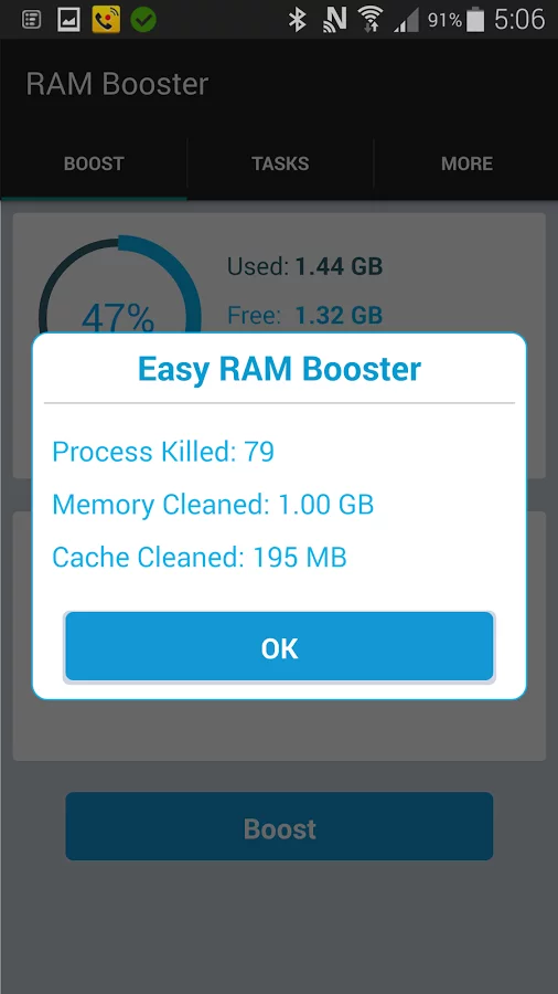 RAM Booster Optimized for HTC截图2