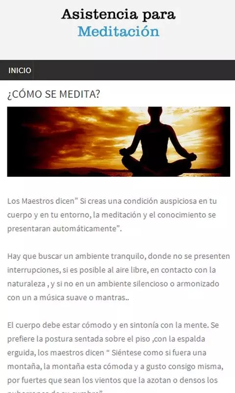 Asistencia para Meditación截图2