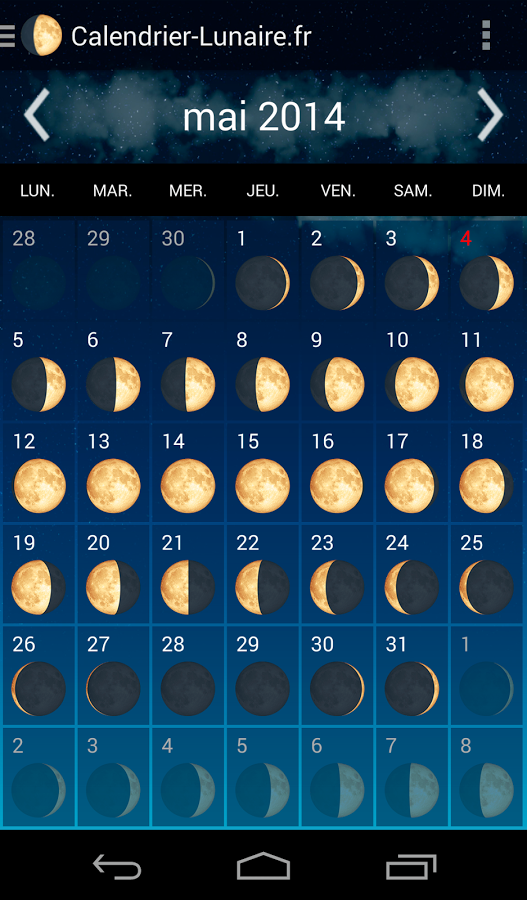 Calendrier-Lunaire.fr截图3