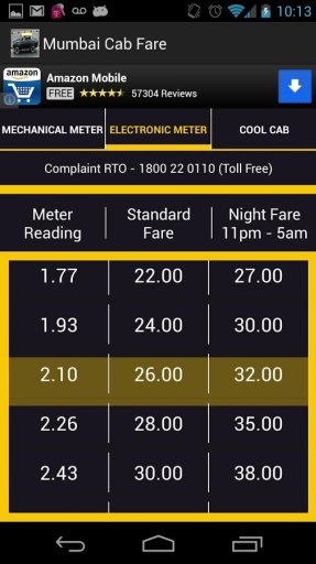 Mumbai Cab Taxi Fare截图2