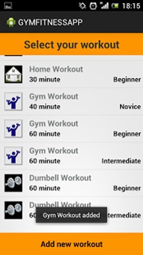 Virtual Gym Fitness App截图6