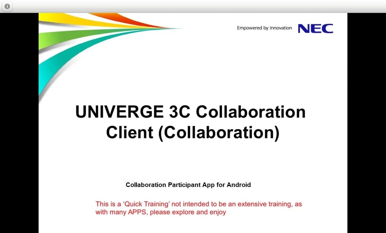 UNIVERGE 3C Collaboratio...截图5