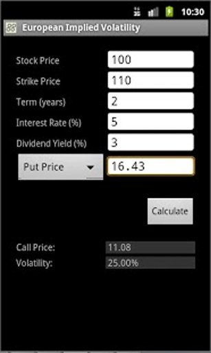 Coggit Option Pricing截图4