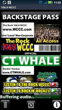 The Rock 106.9, WCCC截图