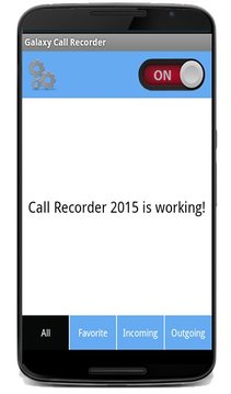 Galaxy Call Recorder 2015截图