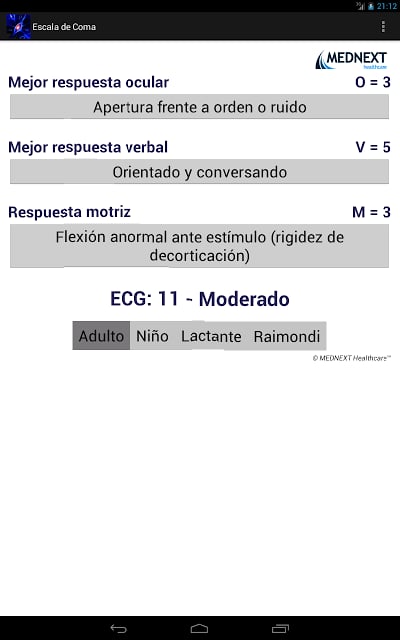 Escala de Coma截图1