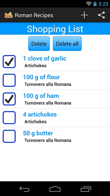 Roman Recipes FREE截图4