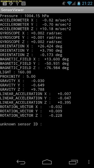 Sensor Viewer截图1