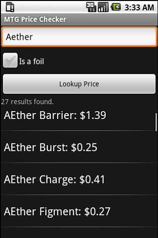 MTG Price Checker截图4