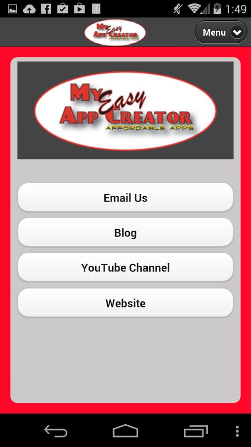 My Easy App Creator Mobile App截图1