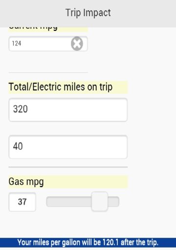 Volt Mileage Calculator截图1