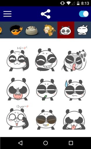 Emoticons Sticker Chat截图2