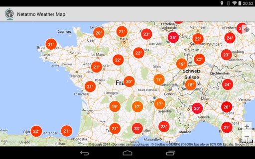 Netatmo Weather Map截图1