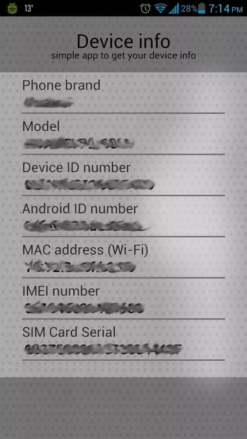 Device ID Info截图1