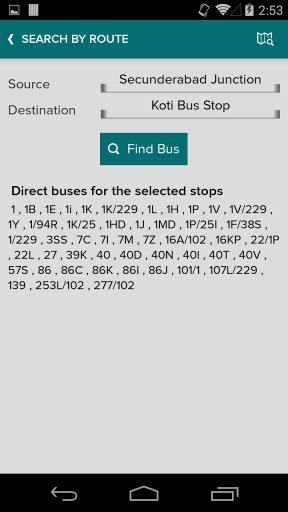 FindBus@HYD截图5