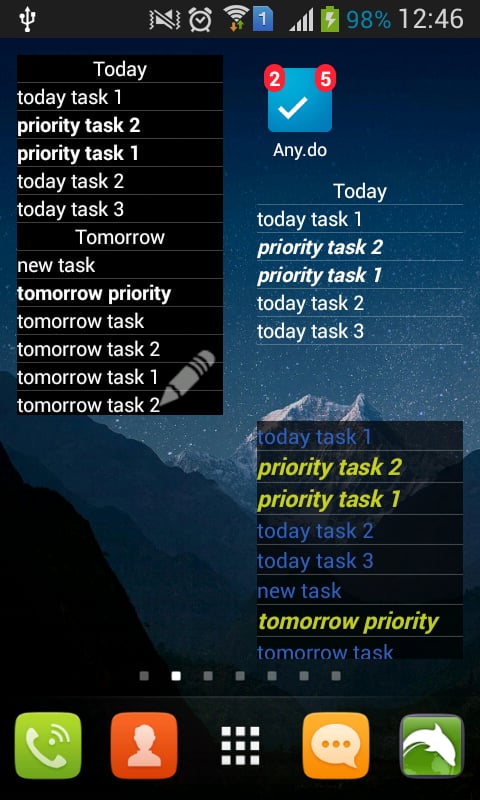 Mini Any.Do Widget截图3