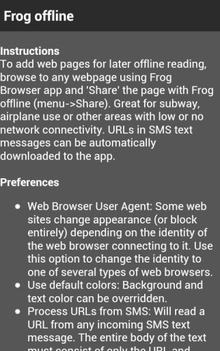 Frog Browser offline截图2