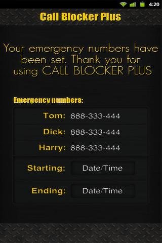 Call Blocker Plus截图2