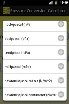 Pressure Conversion Calculator截图