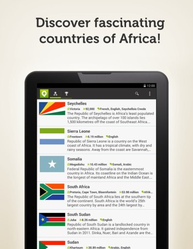 Countries of Africa Trivia截图1