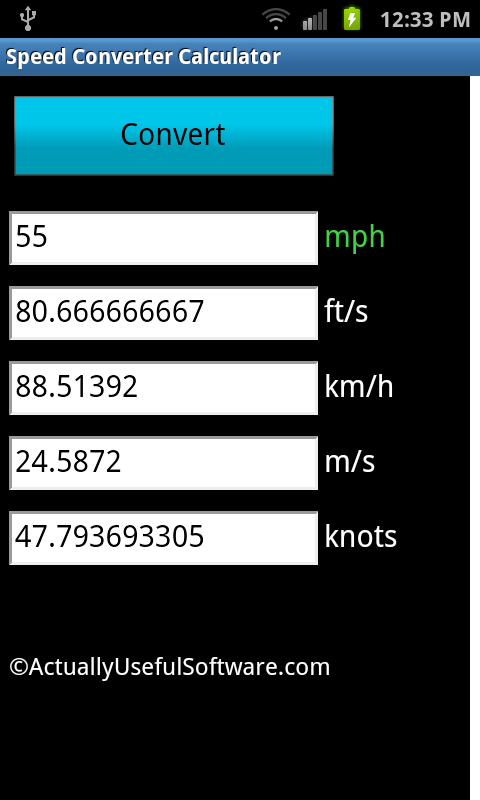 Speed Converter Calculator截图1