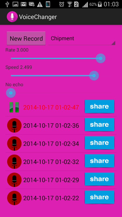 Voice Changer Voice Recorder截图1