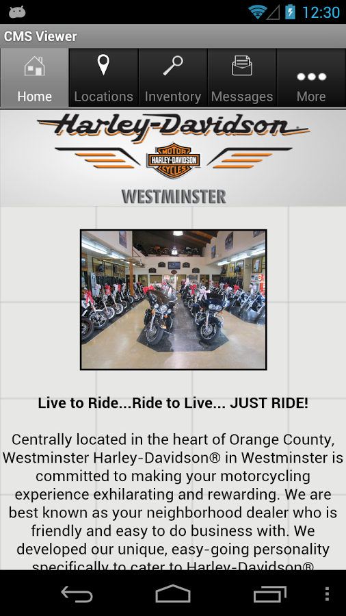 Harley-Davidson of Westminster截图1