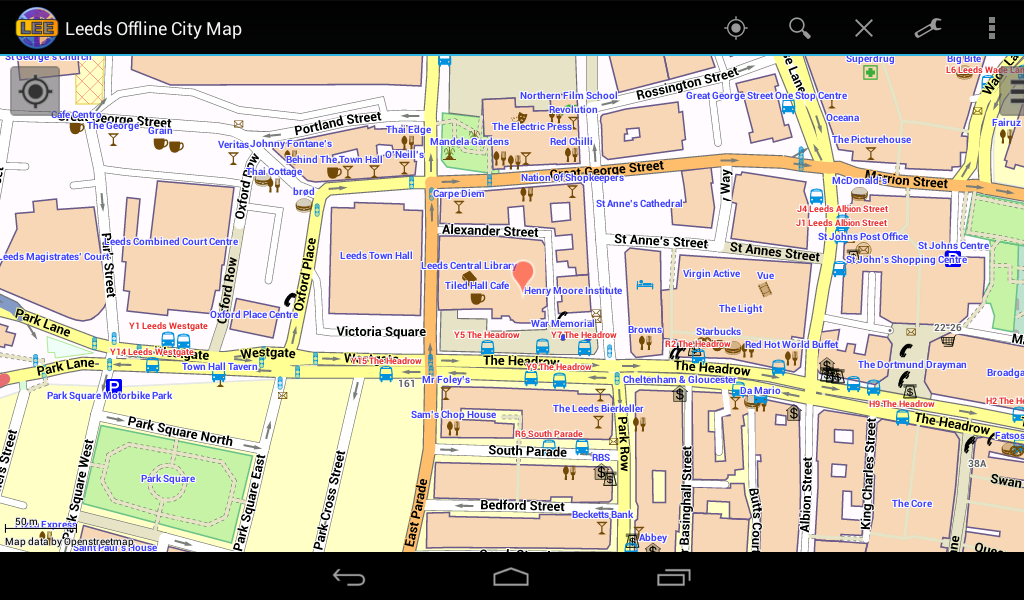 Leeds Offline City Map截图4