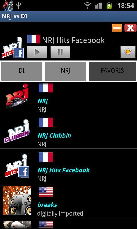 NRJ vs DI demo截图2