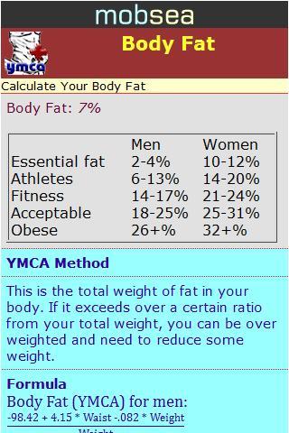 身体脂肪计算器截图1