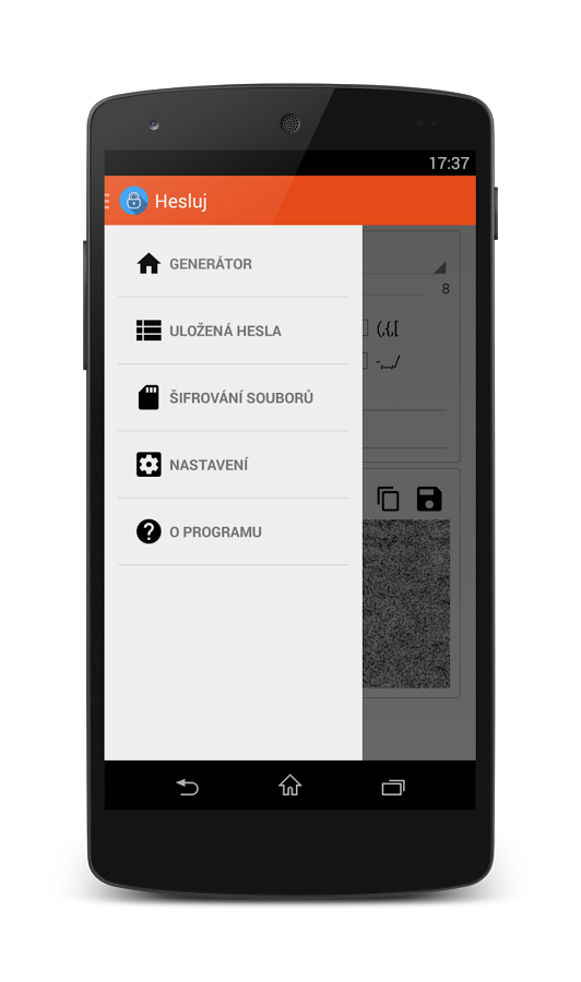 Hesluj - generátor hesel截图2