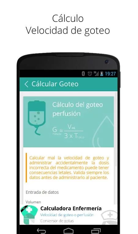 Calculadora Enfermería截图1