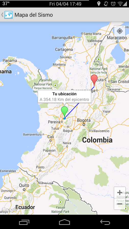 Último Sismo en Colombia截图4